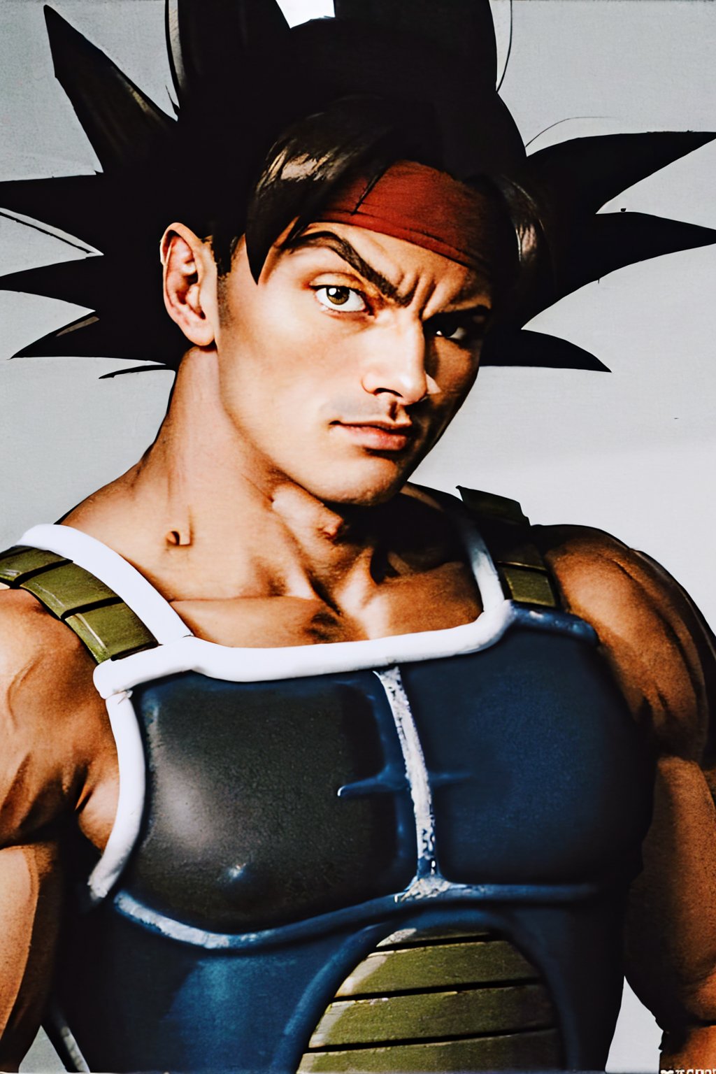 00042-2335825761-(masterpiece, best quality_1.2), , , portrait, solo, male focus, 1boy, bardock, muscular male, RocksEyebrowRaise, raised eyebrow.jpg